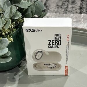 Exsulity K118 Language Translation Earbuds 144 language Translator Beige